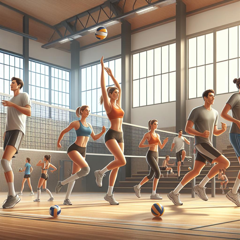 Как правильно разогреваться перед игрой в волейбол: ключ к успеху на площадке