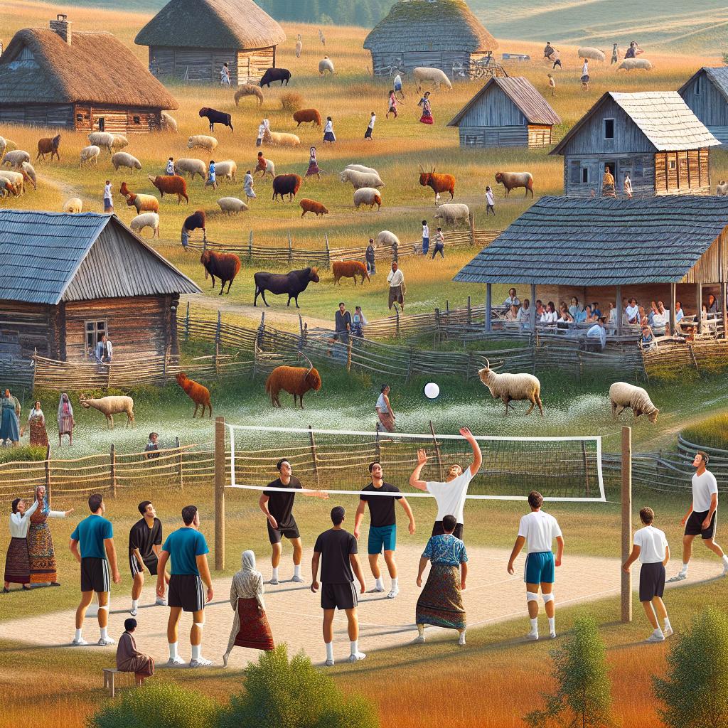 Волейбол и сельское хозяйство: как спорт приносит жизнь в деревни